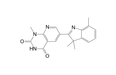 1-Methyl-6-(3,3,7-trimethyl-3H-indol-2-yl)pyrido[2,3-d]pyrimidine-2,4(1H,3H)-dione