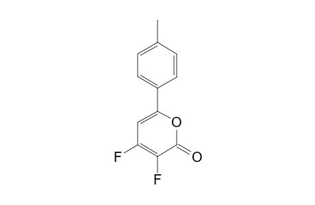 3,4-DIFLUORO-6-(PARA-TOLYL)-2H-PYRAN-2-ONE