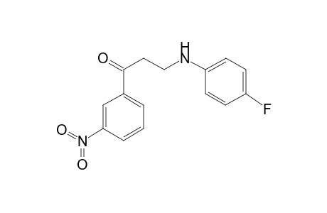 3-(4-Fluoroanilino)-1-(3-nitrophenyl)-1-propanone