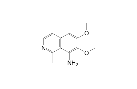 8-Isoquinolinamine, 6,7-dimethoxy-1-methyl-