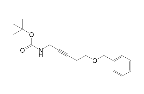 t-Butyl-5-(benzyloxy)pent-2-ynyl-carbamate