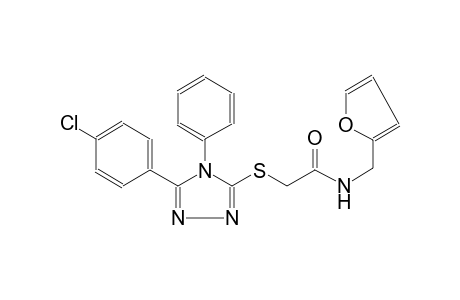 acetamide, 2-[[5-(4-chlorophenyl)-4-phenyl-4H-1,2,4-triazol-3-yl]thio]-N-(2-furanylmethyl)-