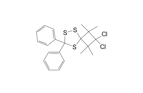 2,2-Dichloro-1,1,3,3-tetramethyl-7,7-diphenyl-5,6,8-trithiaspiro[3.4]octane