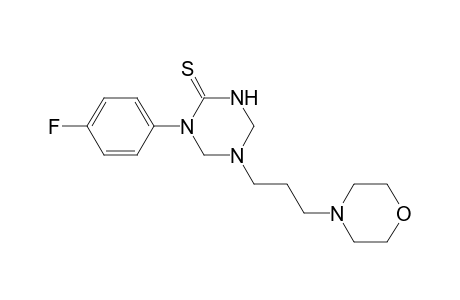 1-(4-fluorophenyl)-5-[3-(morpholin-4-yl)propyl]-1,3,5-triazinane-2-thione