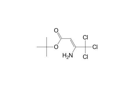 2-Butenoic acid, 3-amino-4,4,4-trichloro-, 1,1-dimethylethyl ester, (Z)-