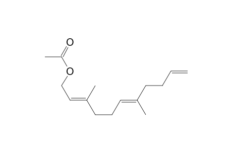 (2E,6E)-3,7-Dimethyl-2,6,10-undecatrienyl acetate