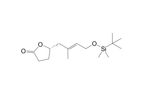 (S)-6-Methyl-8-[(t-butyldimethylsilyl)oxy]-oct-6-en-4-olide