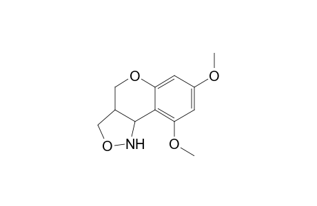 1,3,3a,9b-Tetrahydro-7,9-dimethoxy-3H-ioxazolo[3',4'-d]benzo[b]pyran