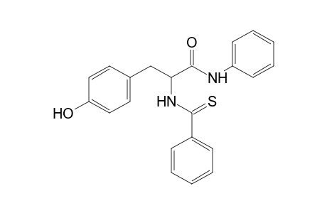 3-(p-hydroxyphenyl)-2-(thiobenzamido)propionanilide