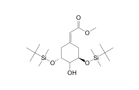 [(3'R,5'R)-3',5'-Bis[(tert-butyldimethylsilyl)oxy]-4'-hydroxycyclohexylidene]acetic acid methyl ester