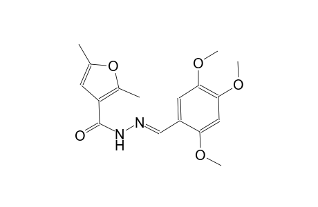 2,5-dimethyl-N'-[(E)-(2,4,5-trimethoxyphenyl)methylidene]-3-furohydrazide