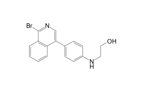 1-Bromo-4-p-(2-hydroxyethylamino)phenylisoquinoline