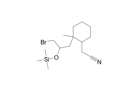 1-cyanomethyl-2-[2'-(trimethylsilyloxy)-3'-bromopropyl]-2-methylcyclohexane