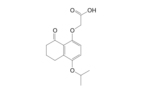 [(4-isopropoxy-8-oxo-5,6,7,8-tetrahydro-1-naphthyl)oxy]acetic acid