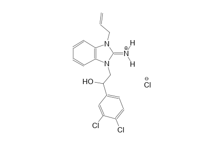 1-allyl-3-[2-(3,4-dichlorophenyl)-2-hydroxyethyl]-1,3-dihydro-2H-benzimidazol-2-iminium chloride