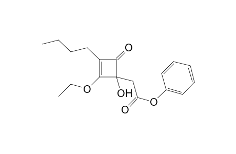 4-Hydoxy-4-[benzoyloxy)methyl]-1-oxo-3-ethoxy-4-butyl-2-cyclobutenone