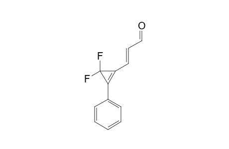 (E)-3-(3,3-difluoro-2-phenyl-1-cyclopropenyl)acrolein