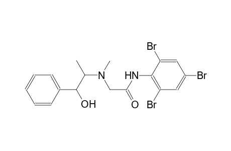 acetamide, 2-[(2-hydroxy-1-methyl-2-phenylethyl)methylamino]-N-(2,4,6-tribromophenyl)-