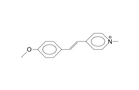 4-(4-Methoxy-styryl)-N-methyl-pyridinium cation