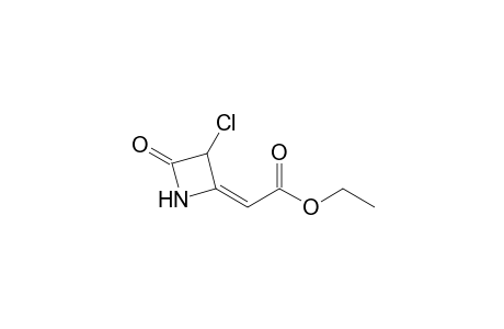 Ethyl [3'(R)-chloro-4'-oxoazetidin-2'-ylidene]-acetate