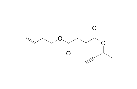 Succinic acid, but-3-yn-2-yl but-3-en-1-yl ester