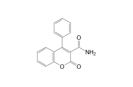 2-oxo-4-phenyl-2H-1-benzopyran-3-carboxamide