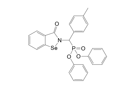 diphenyl (3-oxobenzo[d][1,2]selenazol-2(3H)-yl)(p-tolyl)methylphosphonate