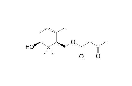 (1'R,5'S)-(5'-Hydroxy-2',6',6'-trimethyl)-2'-cyclohexenylmethylacetyl acetate