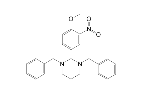 1,3-Dibenzyl-2-(4-methoxy-3-nitrophenyl)-1,3-diazinane