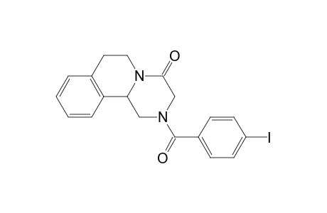 2-(p-Iodobenzoyl)-1,2,3,6,7,11b-hexahydro-4H-pyrazino[2,1-a]isoquinolin-4-one