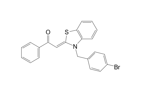 (Z)-2-(3-(4-Bromobenzyl)benzo[d]thiazol-2(3H)-ylidene)-1-phenylethan-1-one
