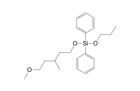 Silane, diphenyl(5-methoxy-3-methylpentyloxy)propoxy-