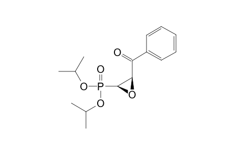 Phosphonic acid, (3-benzoyloxiranyl)-, bis(1-methylethyl) ester, cis-