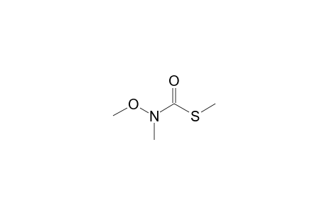 N-methoxy-N-methyl-thiocarbamic acid S-methyl ester