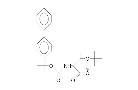 N-[1-(4-Biphenylyl)-1-methyl-ethoxycarbonyl]-O-tert-butyl-threonine anion