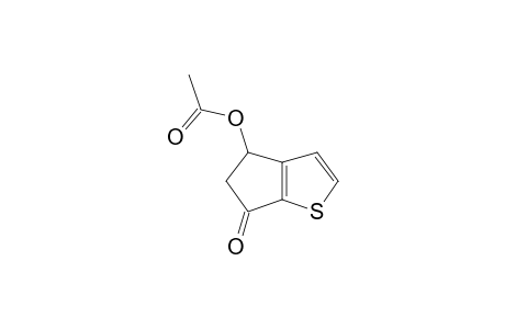 4-ACETOXY-5,6-DIHYDRO-4H-CYCLOPENTA-[B]-THIOPHEN-6-ONE