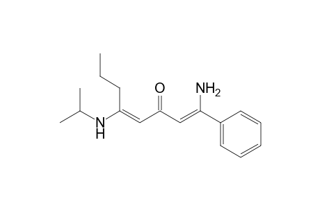 1-Amino-5-(N-isopropylamino)-1-phenylocta-1,4-dien-3-one