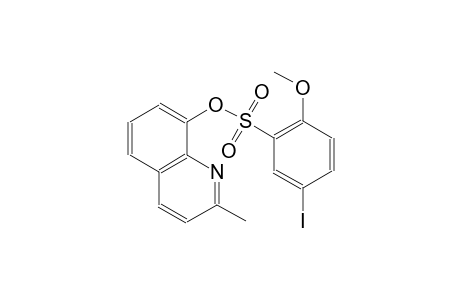 2-methyl-8-quinolinyl 5-iodo-2-methoxybenzenesulfonate