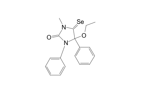 5-Ethoxy-3-methyl-1,5-diphenyl-4-selenoxo-2-imidazolidinone