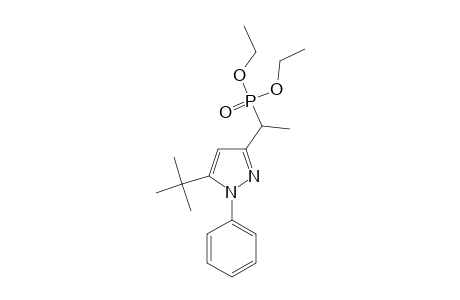 DIETHYL-1-(1-PHENYL-5-TERT.-BUTYLPYRAZOL-3-YL)-ETHYLPHOSPHONATE