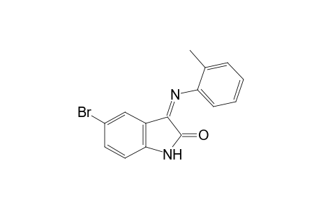 (3Z)-5-Bromo-3-[(2-methylphenyl)imino]-1,3-dihydro-2H-indol-2-one