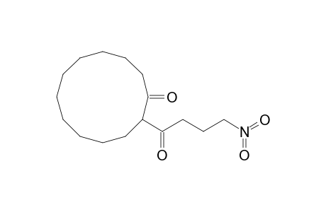 Cyclododecanone, 2-(4-nitro-1-oxobutyl)-