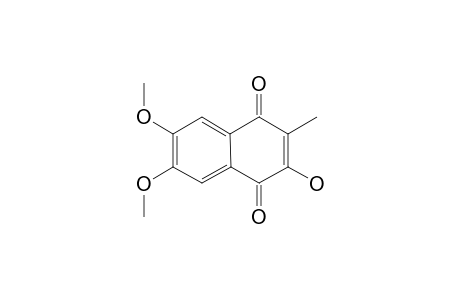 2-HYDROXY-6,7-DIMETHOXY-3-METHYLNAPHTHALENE-1,4-DIONE