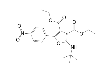 Diethyl 2-(tert-butylamino)-5-(4-nitrophenyl)furan-3,4-dicarboxylate