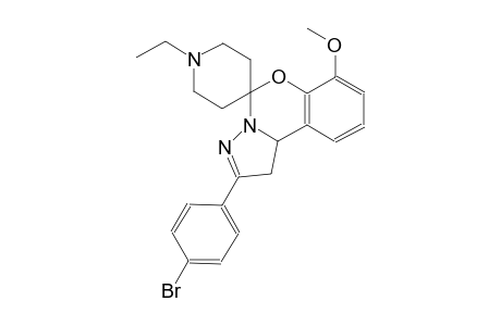 2-(4-bromophenyl)-1'-ethyl-7-methoxy-1,10b-dihydrospiro[benzo[e]pyrazolo[1,5-c][1,3]oxazine-5,4'-piperidine]