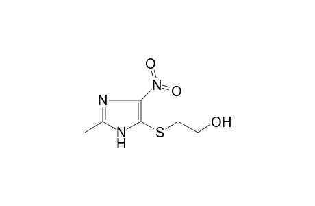 1-Ethanol, 2-[(2-methyl-4-nitro-1H-imidazol-5-yl)thio]-