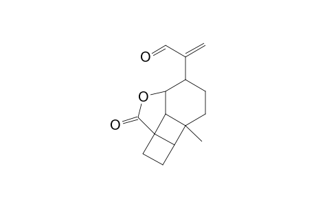 2-(1-formyl-ethenyl)-5-methyl-11-oxa-tetracyclo[7.2.1.0(6,9).0(5,12)]dodecan-10-one