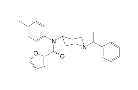 N-4-methylphenyl-N-[1-(1-phenylethyl)piperidin-4-yl]furan-2-carboxamide