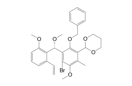 2-[2'-(Benzyloxy)-4'-bromo-5'-methoxy-(3RS)-[methoxy-(2"-methoxy-6"-vinyl)methyl]-6'-methylphenyl}-1,3-dioxane