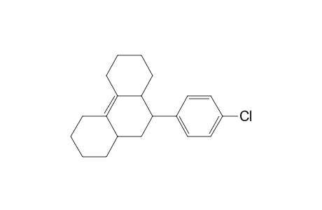 1,2,3,4,5,6,7,8,8a,9,10,10a-Dodecahydro-9-(4'-chloropheny)phenanthrene